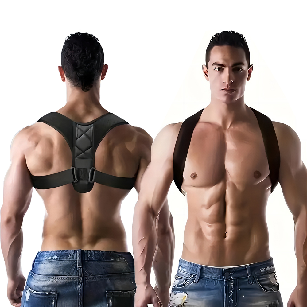 Posture Corrector Back - 背中の姿勢矯正ベルトせむし矯正大人男性と女性座り姿勢矯正ベルト肩ストレートバック