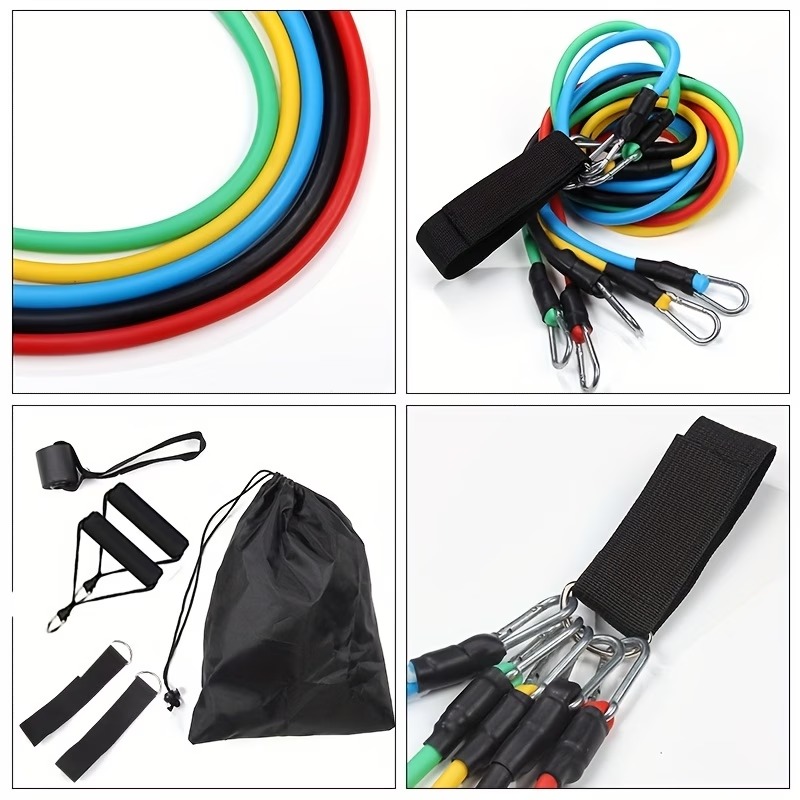 ドアアンカー付きレジスタンスバンドセット、エクササイズバンド - Yoga Fitness Resistance Band のレビューと価格