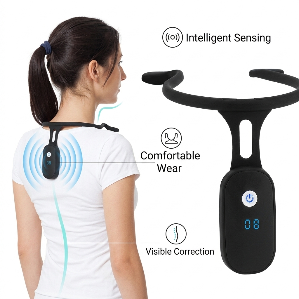 姿勢調整器 LCD ディスプレイ シリコン製バックブレース  - Posture Corrector Back のレビューと価格