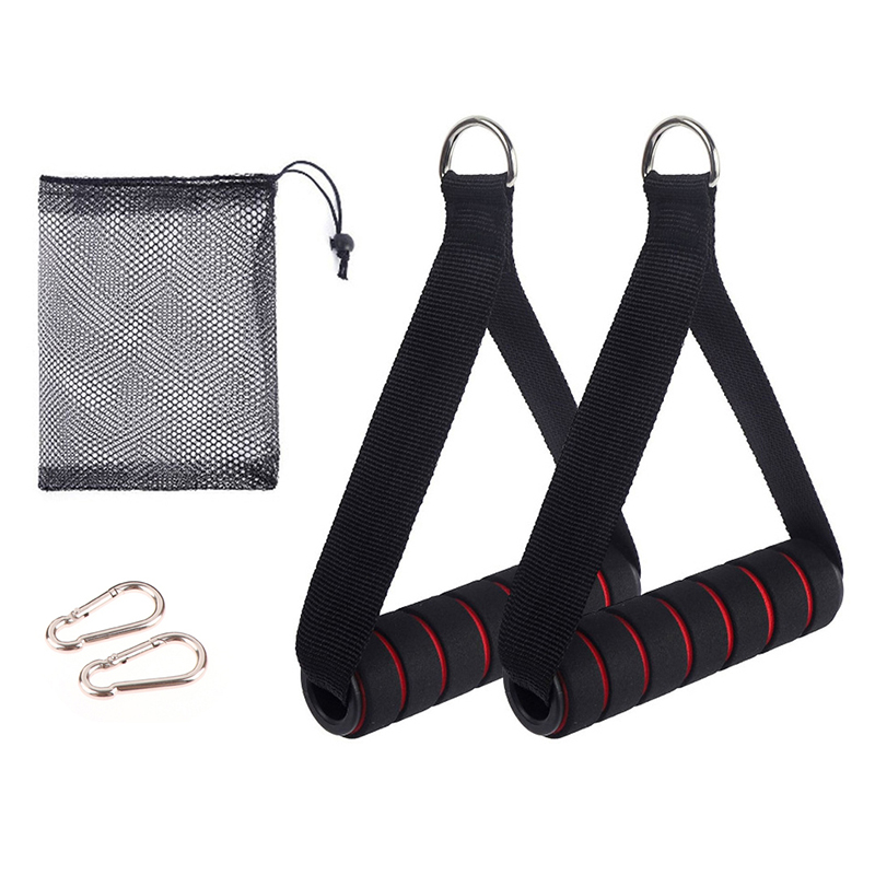ヘビーデューティーケーブルマシンハンドル（フック付きDリング - Yoga Fitness Resistance Band のレビューと価格